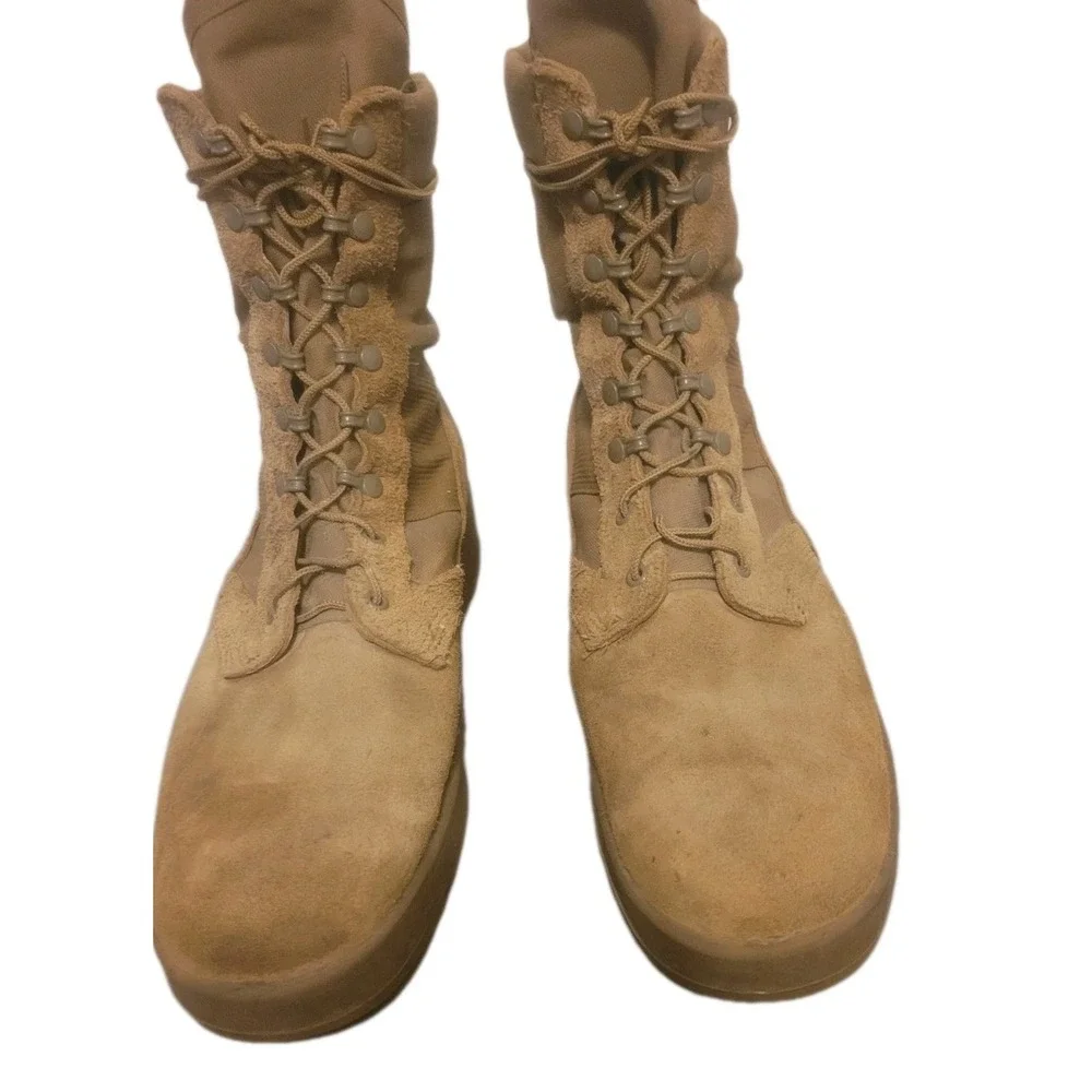 Hot Weather Coyote‎ Brown Military Boots 14 R Army Regulation Compliant